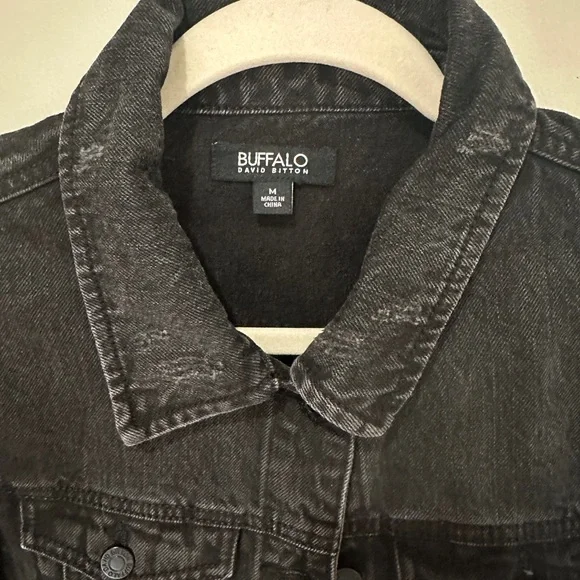 Buffalo David Bitton Dark Gray Denim Jacket - Picture 4 of 6